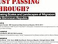 Just Passing Through -Mediating Scales and Landscapes of Migration in the Dominican Republic  | BahVideo.com