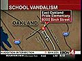 Burglars Damage East Oakland Pride Elementary | BahVideo.com