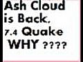 Ash Cloud is Back 7 4 earthquake in  | BahVideo.com