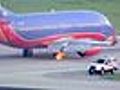 Boeing 737 f ngt bei Landung Feuer | BahVideo.com