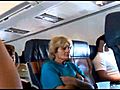 wack job on Airplane world 2012 mma wrestling  | BahVideo.com