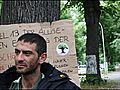 Palestinian on hunger strike in Germany | BahVideo.com