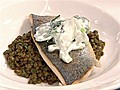 Grilled trout with curried lentils | BahVideo.com