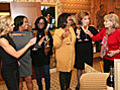 Oprah Toasts the Ladies of The View | BahVideo.com