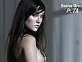 Porn star Sasha Grey posing naked for PETA | BahVideo.com