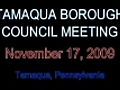2009 Tamaqua Borough Council Meeting Nov 17 2009 | BahVideo.com