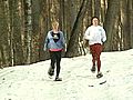 Sisters Compete In Snowshoe Racing Championships | BahVideo.com