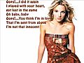 YouTube Britney Spears Oops I Did It Again instrumental backing vocals lyrics | BahVideo.com