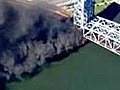 Fire under NY bridge halts train for hours | BahVideo.com