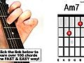 How to Play the Am7 Guitar Chord | BahVideo.com