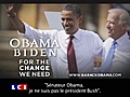Obama mart le son credo McCain Bush | BahVideo.com