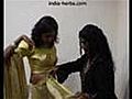 How To Wear A Sari Gujarati Style Part 1  | BahVideo.com