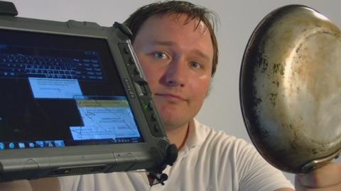 Stress Testing a Military-Grade Tablet | BahVideo.com