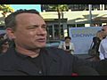 Tom Hanks Hits The Red Carpet at LARRY CROWNE  | BahVideo.com