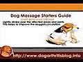 Dog Massage for Dog Arthritis | BahVideo.com