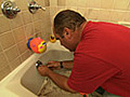 How to Fix a Bathtub Drain Stopper | BahVideo.com
