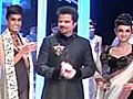 Anil walks the ramp at Couture Week | BahVideo.com