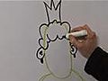 How To Draw A Cartoon Queen | BahVideo.com