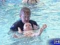 Class teaches babies how to float in water | BahVideo.com