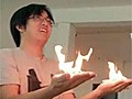 Hands On Fire Experiment | BahVideo.com