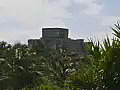 Royalty Free Stock Video SD Footage Zoom Into Mayan Temple at Tulum in Mexico | BahVideo.com