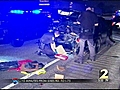 Driver crashes in police car during arrest | BahVideo.com