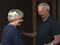 Senior couple dance playfully  | BahVideo.com