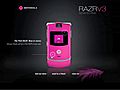 Motorola Razr V3 Tickle me pink | BahVideo.com