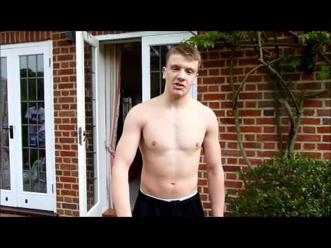 Teen Mean Muscle Flexing Ryan does Camshows | BahVideo.com