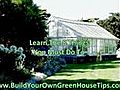 Garden Greenhouse Lighting Is Important For  | BahVideo.com