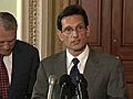Lawmakers on Cantor Leaving Debt Talks | BahVideo.com