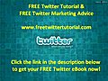 Twitter Tutorial - FREE Download | BahVideo.com