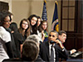 President Obama Speaks With Shuttle Station  | BahVideo.com