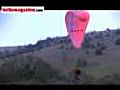 Kimberley Walsh paraglides with Maltesers for  | BahVideo.com