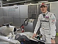 Schumacher on his Mercedes car | BahVideo.com