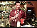 Mario Making a Peachy Melon Tequila Cocktail | BahVideo.com