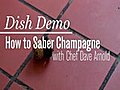 New York Culinary Experience How To Saber Champagne | BahVideo.com