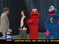 Anchors Tickled as Elmo Visits FOX 26 | BahVideo.com