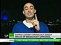 LowKey Libya war imperialist hypocrisy El rapero Lowkey sobre la guerra imperialista contra Libia | BahVideo.com