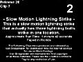 Stock Footage - Slow Motion Lightning Strike 2007  | BahVideo.com