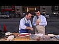 Adam Perry Lang Cooks for Jimmy Kimmel | BahVideo.com