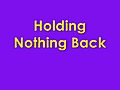 Holding Nothing Back - Tim Hughes | BahVideo.com