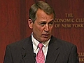 Boehner Draws Line in Fiscal Sand | BahVideo.com