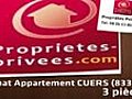 Vente - appartement - CUERS 83390 - 216 500  | BahVideo.com