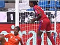 Referee misses blatant handball  | BahVideo.com