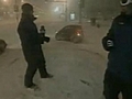 Jim Cantore Freaks Over Thunder Snow in Chicago | BahVideo.com