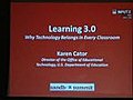  1 Keynote Learning 3 0 Why Technology  | BahVideo.com