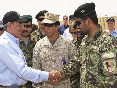 Raw Video Panetta visits US camp in Afghanistan | BahVideo.com
