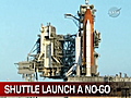 Shuttle mission scrubbed | BahVideo.com
