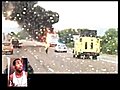 18 wheeler Explodes On The Road amp Crazy  | BahVideo.com